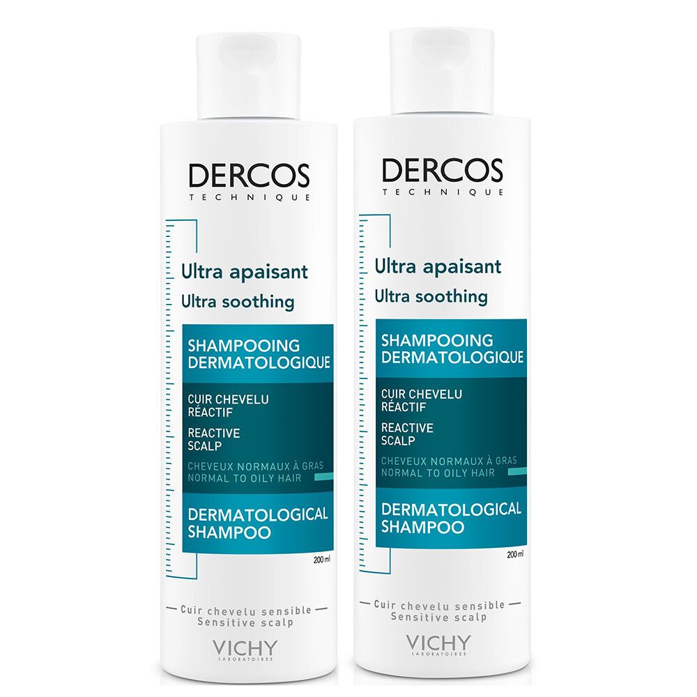 VICHY DERCOS TECHNIQUE Shampooing Ultra Apaisant Cheveux Gras