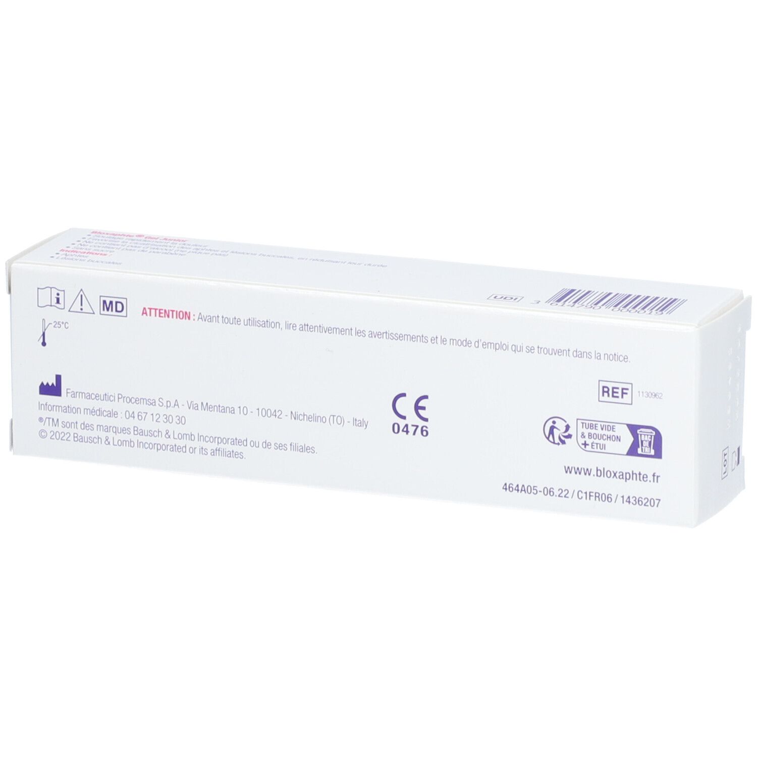 Bloxaphte Gel Junior Soulage Rapidement La Douleur - Favorise La Cicatrisation - Aphtes - Lésions Buccales - 15 mL avec applicateur
