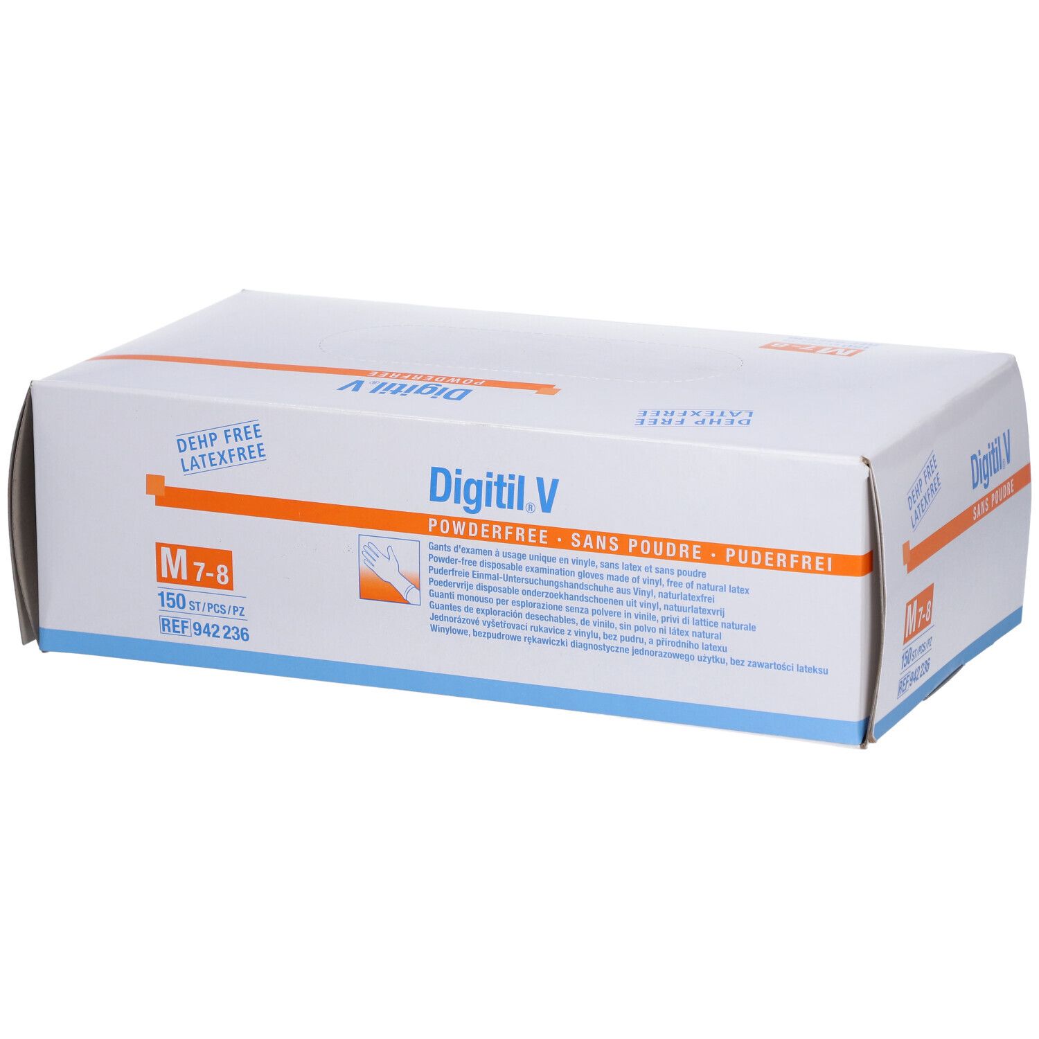 Digitil® V Gants sans poudre Taille M