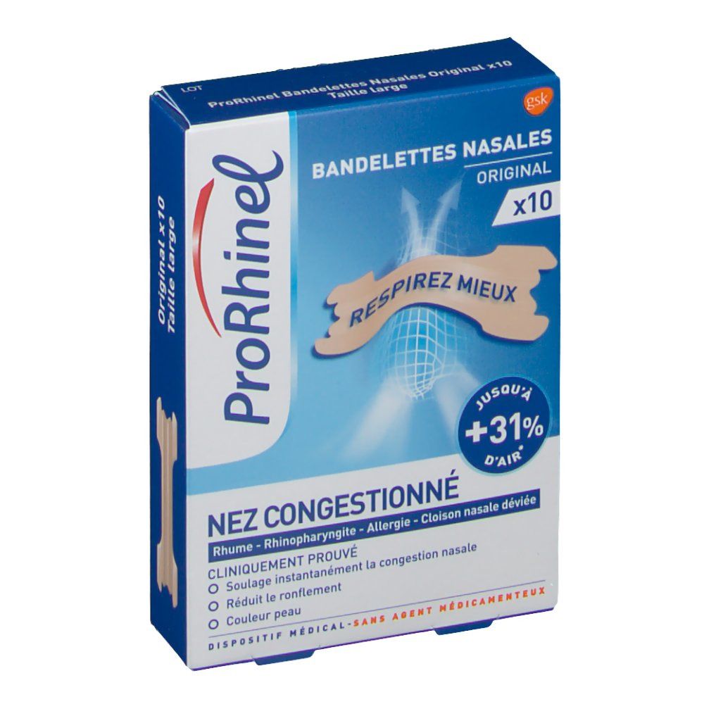 ProRhinel Bandelettes nasales original