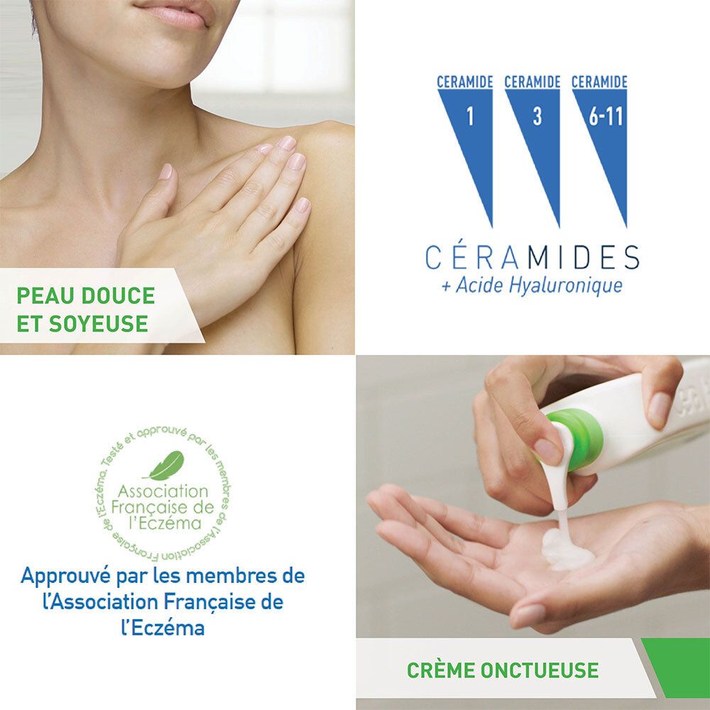 Crème Lavante Hydratante visage et corps pour les peaux sèches à très sèches 473 ml