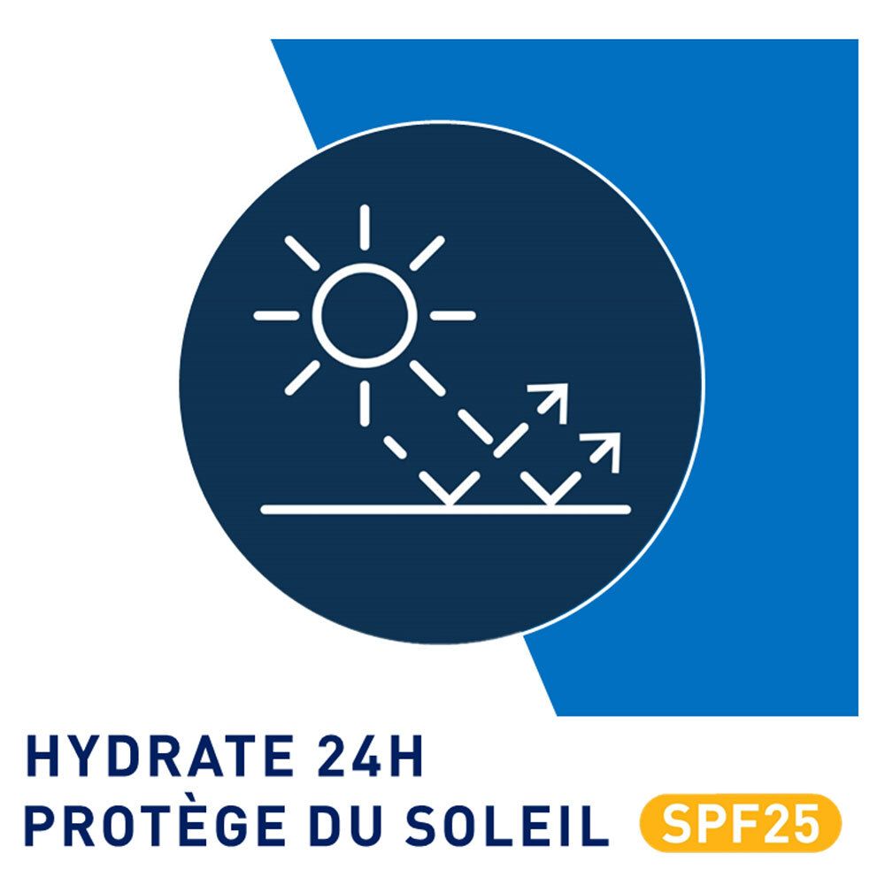 CeraVe Crème Hydratante Visage SPF 25 pour les peaux normales à sèches 52 ml