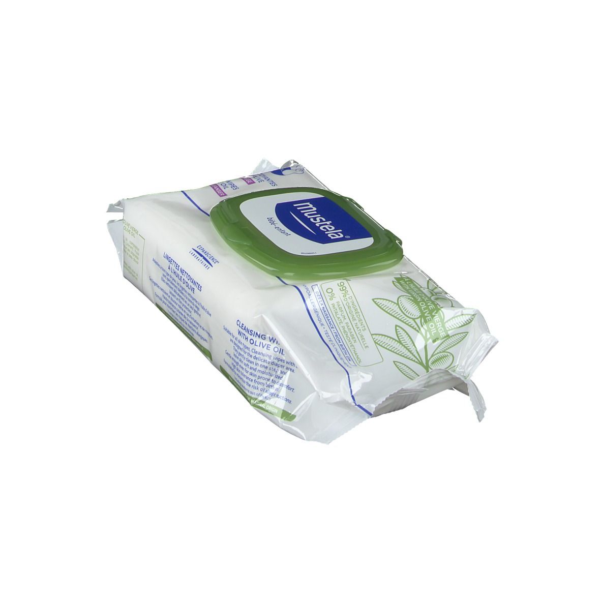 mustela® Lingettes Nettoyantes à l’Huile d'Olive