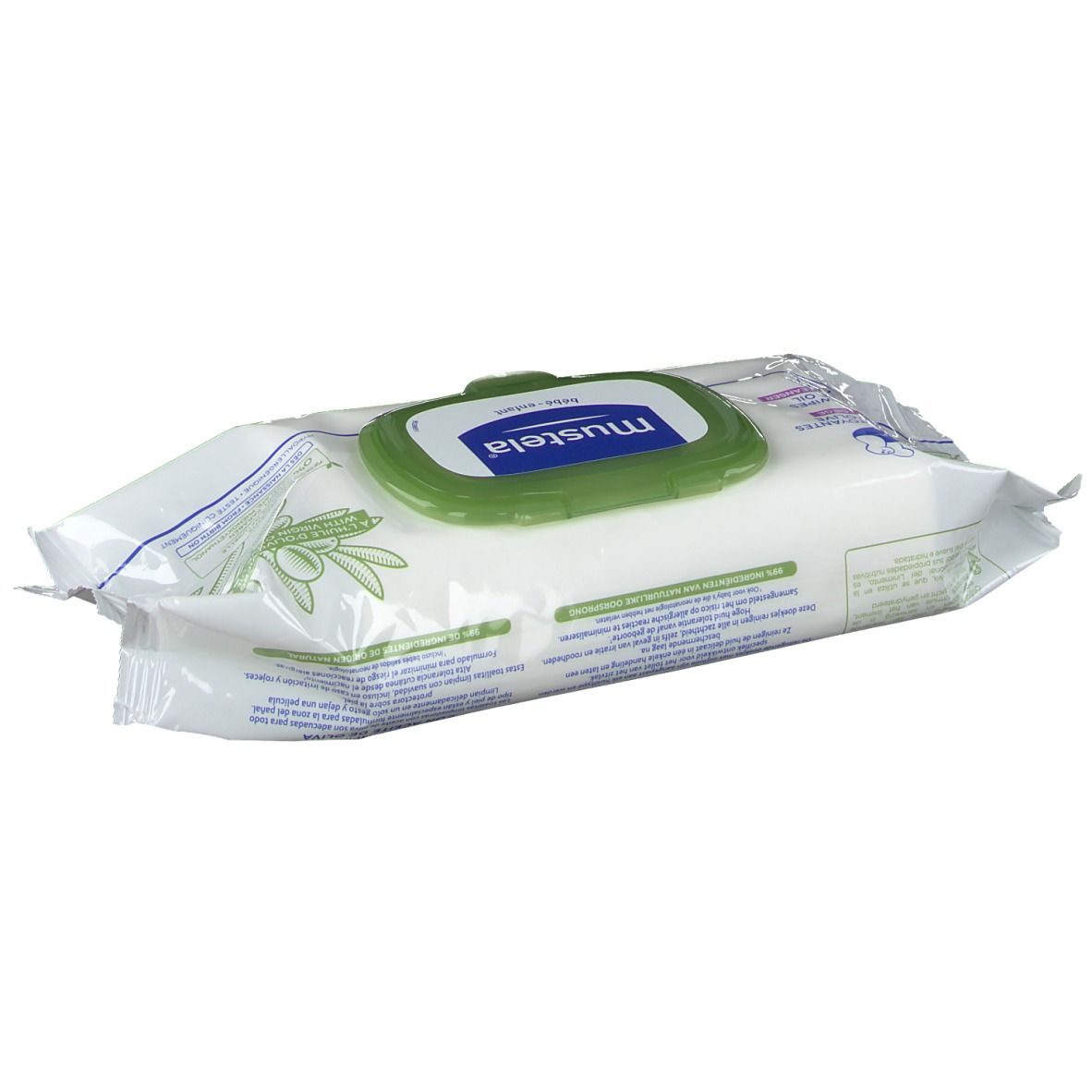 mustela® Lingettes Nettoyantes à l’Huile d'Olive