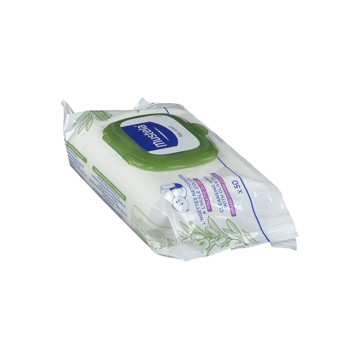 mustela® Lingettes Nettoyantes à l’Huile d'Olive