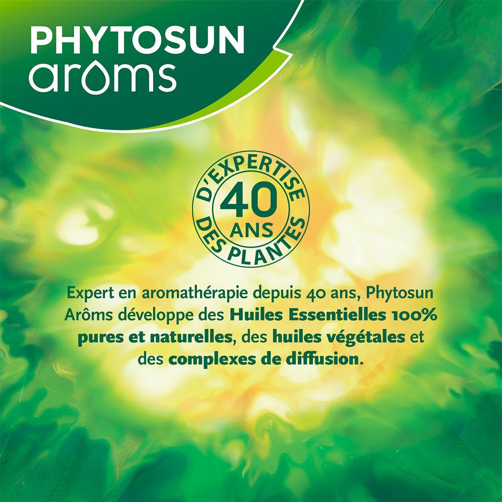 PHYTOSUN AROMS - Huile Essentielle Lavande Fine Bio - HEBBD - 100 % Pure & Naturelle - Contribue à La Relaxation - 100% Bio