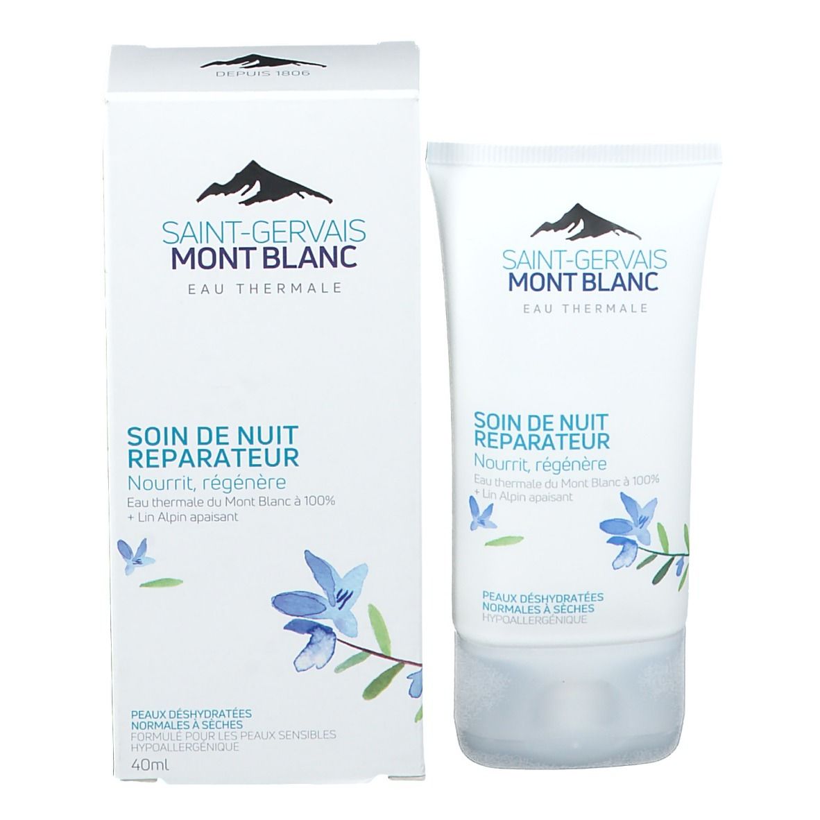 Saint-Gervais MONT BLANC Soin de nuit réparateur 40 ml