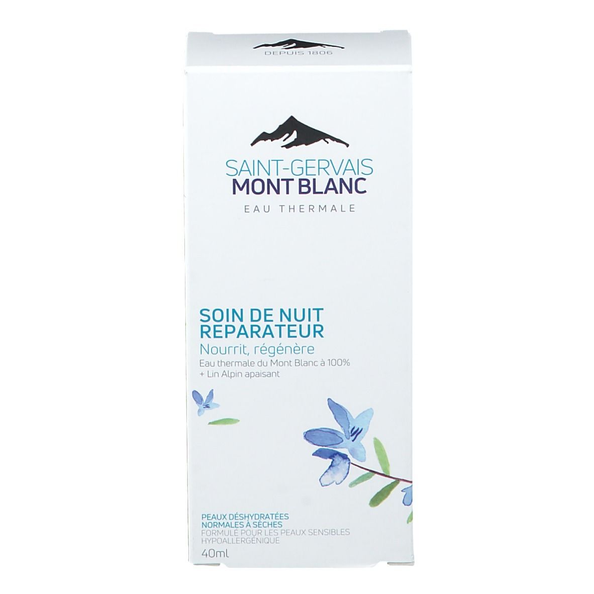 Saint-Gervais MONT BLANC Soin de nuit réparateur 40 ml