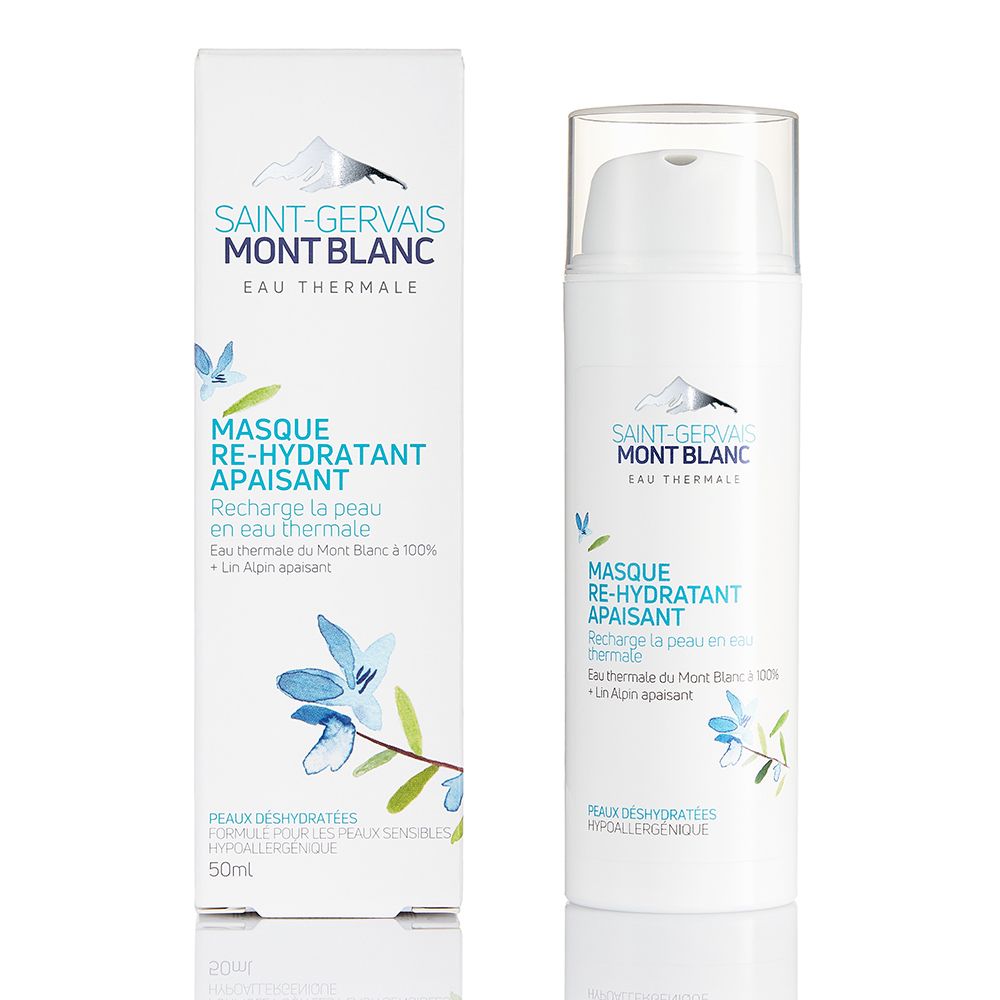 Saint-Gervais MONT BLANC Masque réhydratant apaisant 50 ml