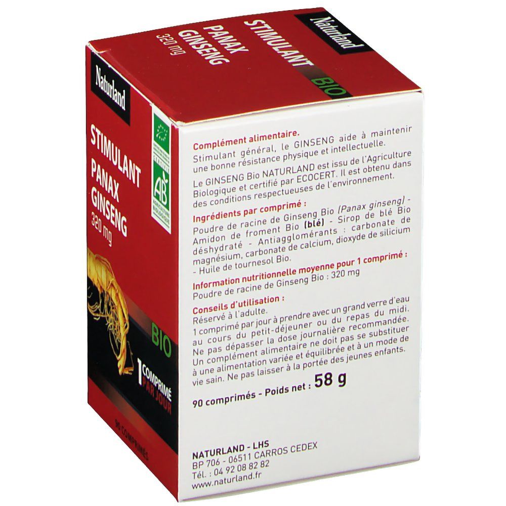 Naturland STIMULANT PANAX GINSENG