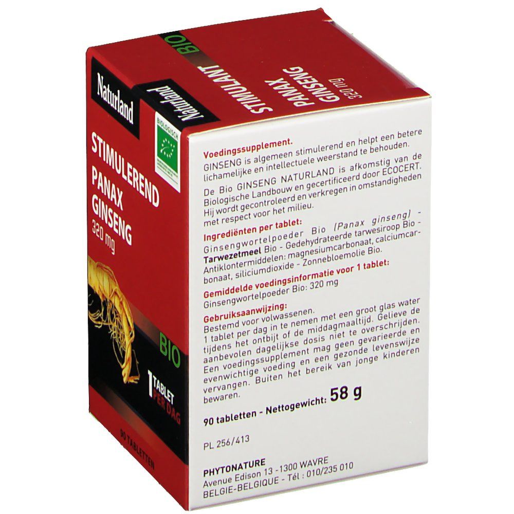 Naturland STIMULANT PANAX GINSENG
