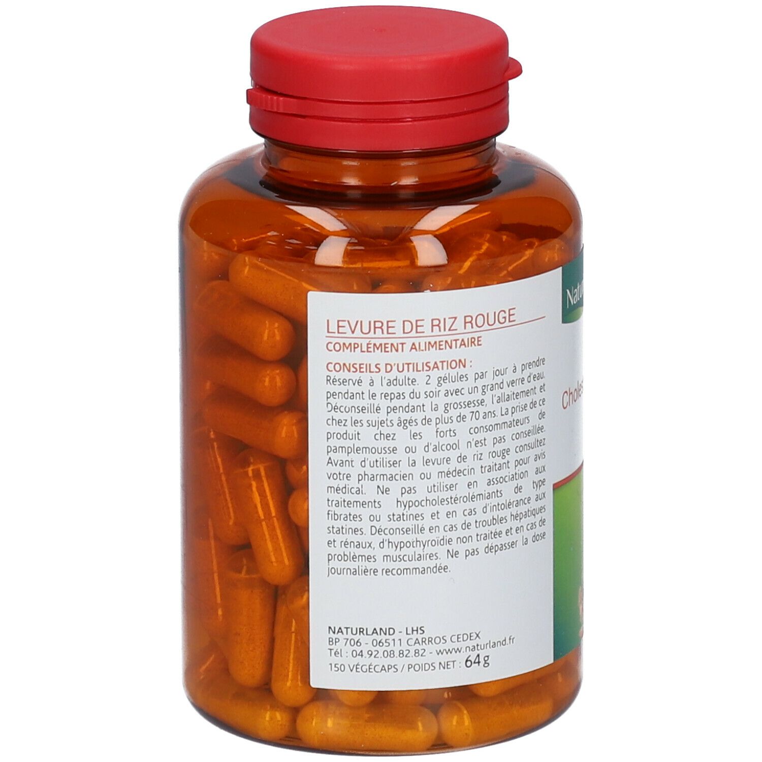Naturland LEVURE DE RIZ ROUGE