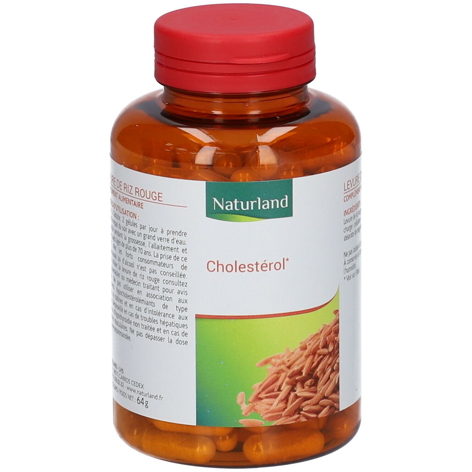 Naturland LEVURE DE RIZ ROUGE
