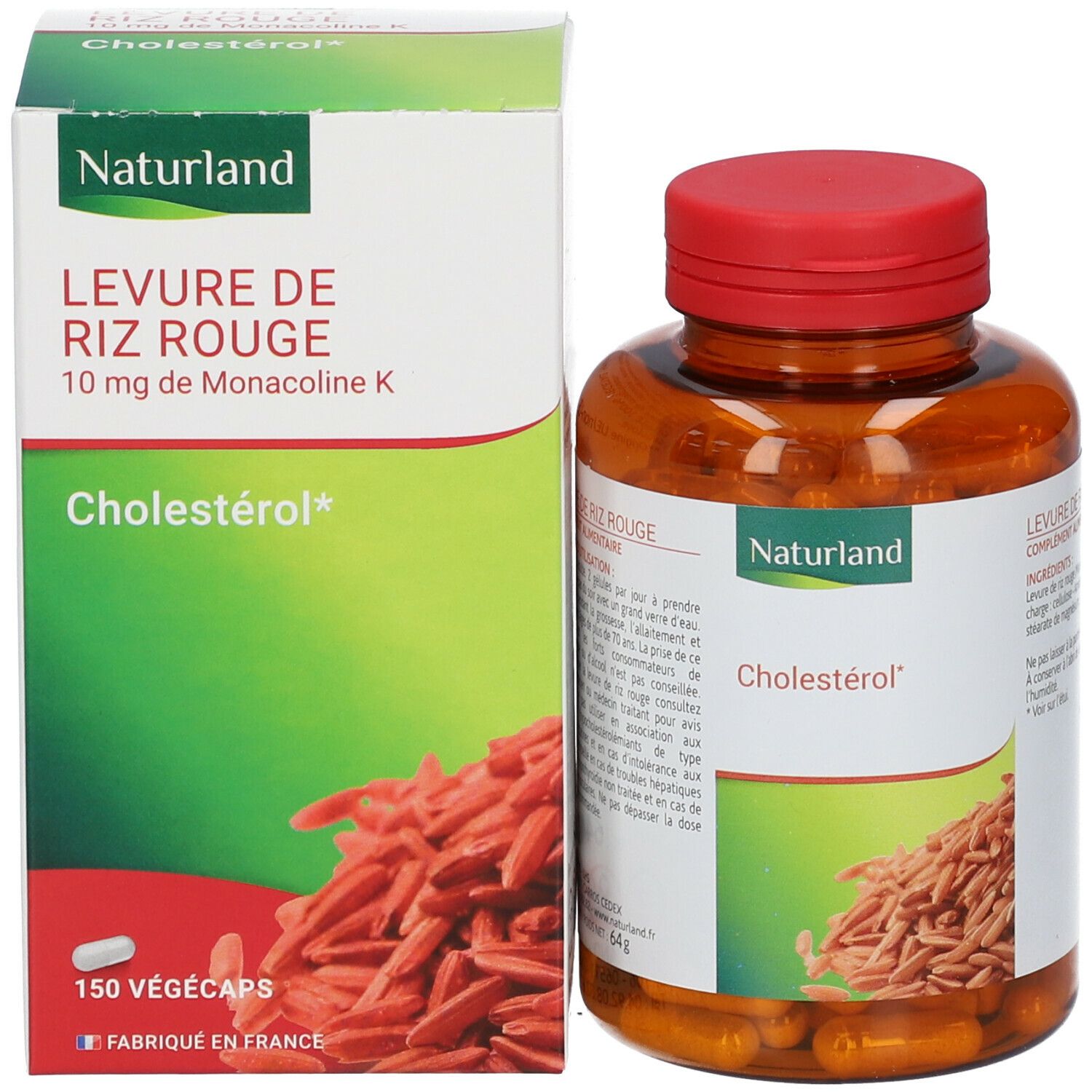 Naturland LEVURE DE RIZ ROUGE