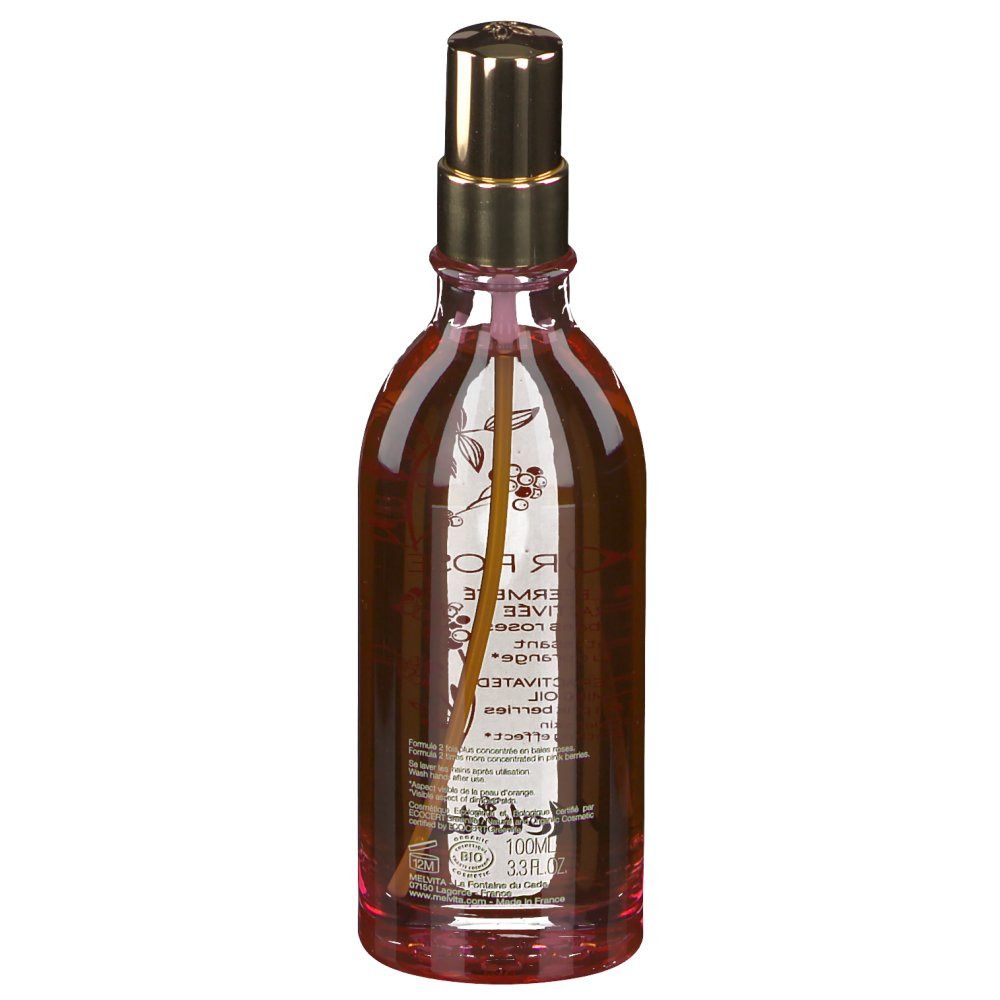 Melvita Or Rose Huile Fermeté suractivée Bio