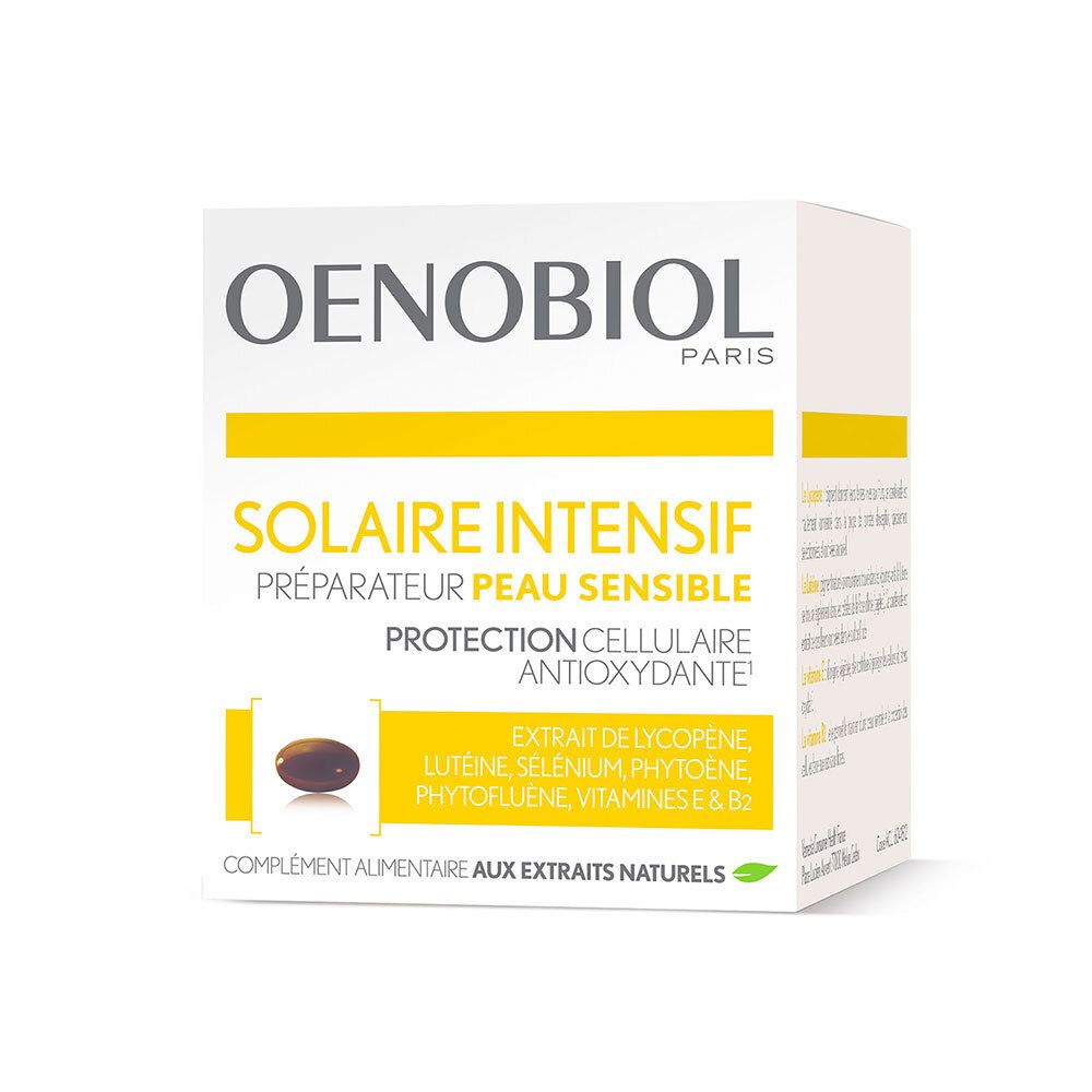 OENOBIOL SOLAIRE INTENSIF Préparateur Peau Sensible