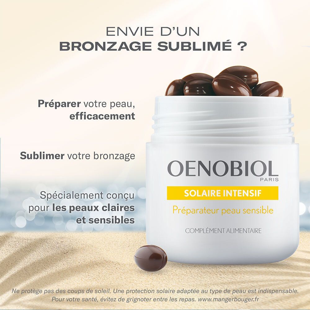OENOBIOL SOLAIRE INTENSIF Préparateur Peau Sensible