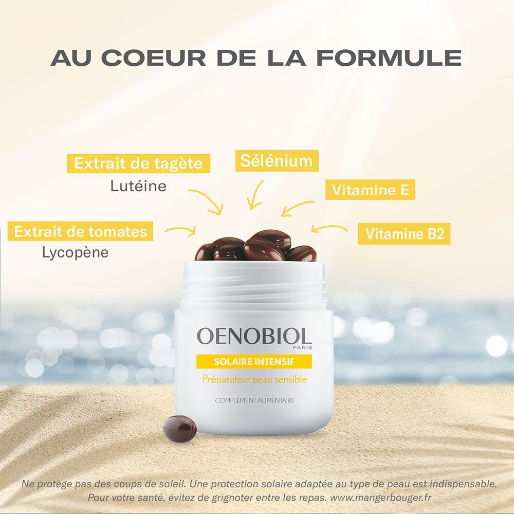 OENOBIOL SOLAIRE INTENSIF Préparateur Peau Sensible