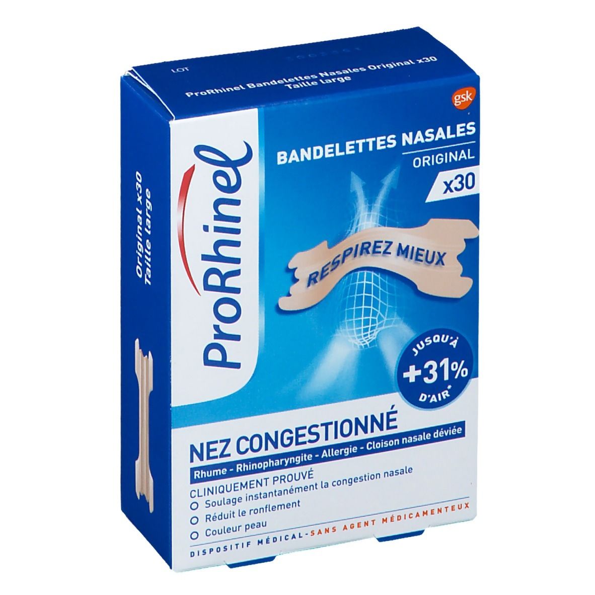 ProRhinel Bandelettes Nasales original