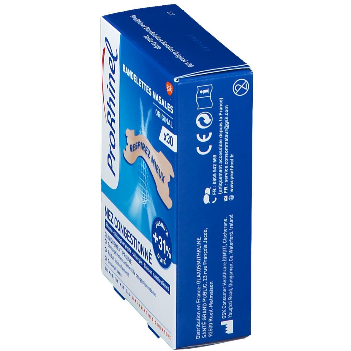 ProRhinel Bandelettes Nasales original