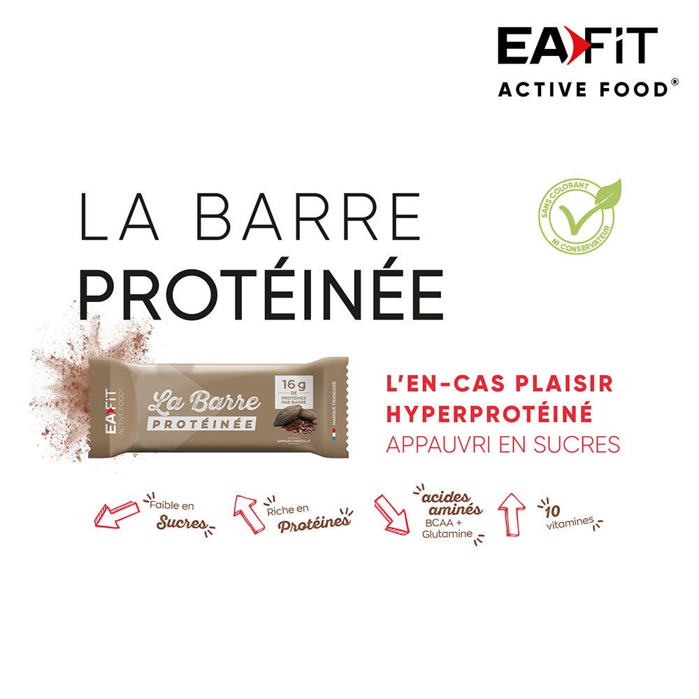 EA-FIT La Barre Protéinée Chocolat