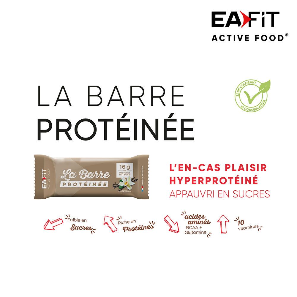 EA-FIT La Barre Protéinée Vanille