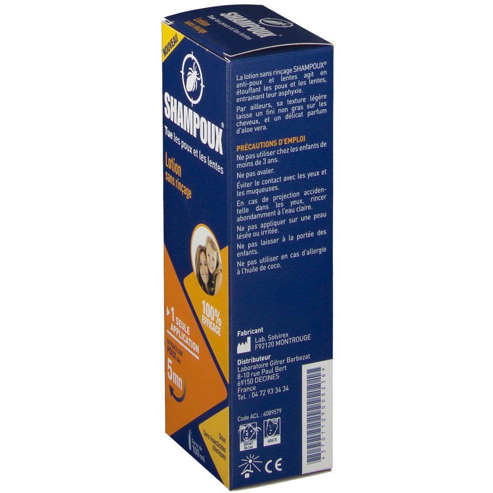 Shampoux® Lotion sans rinçage