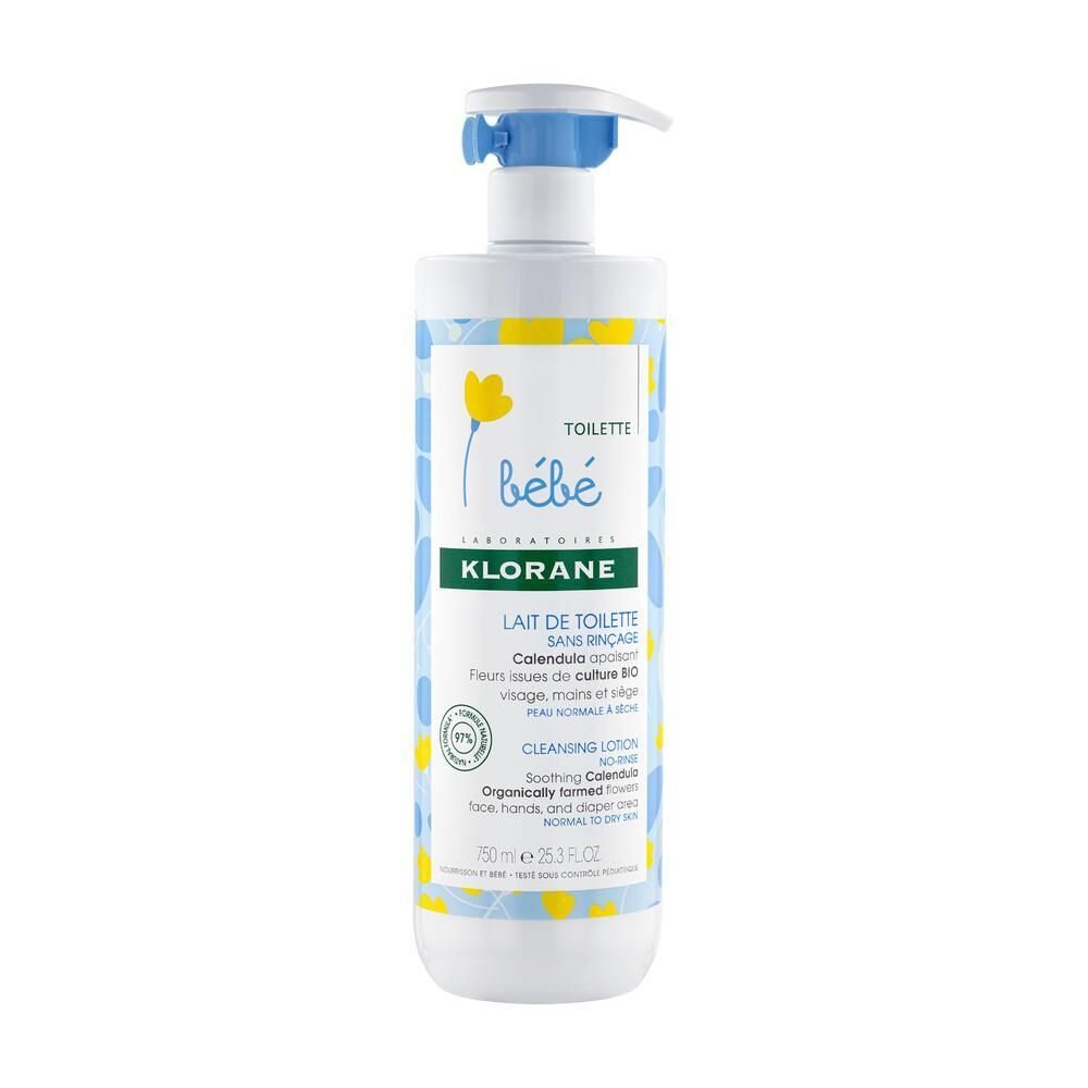 Klorane Bébé Toilette Lait de Toilette au Calendula Bio