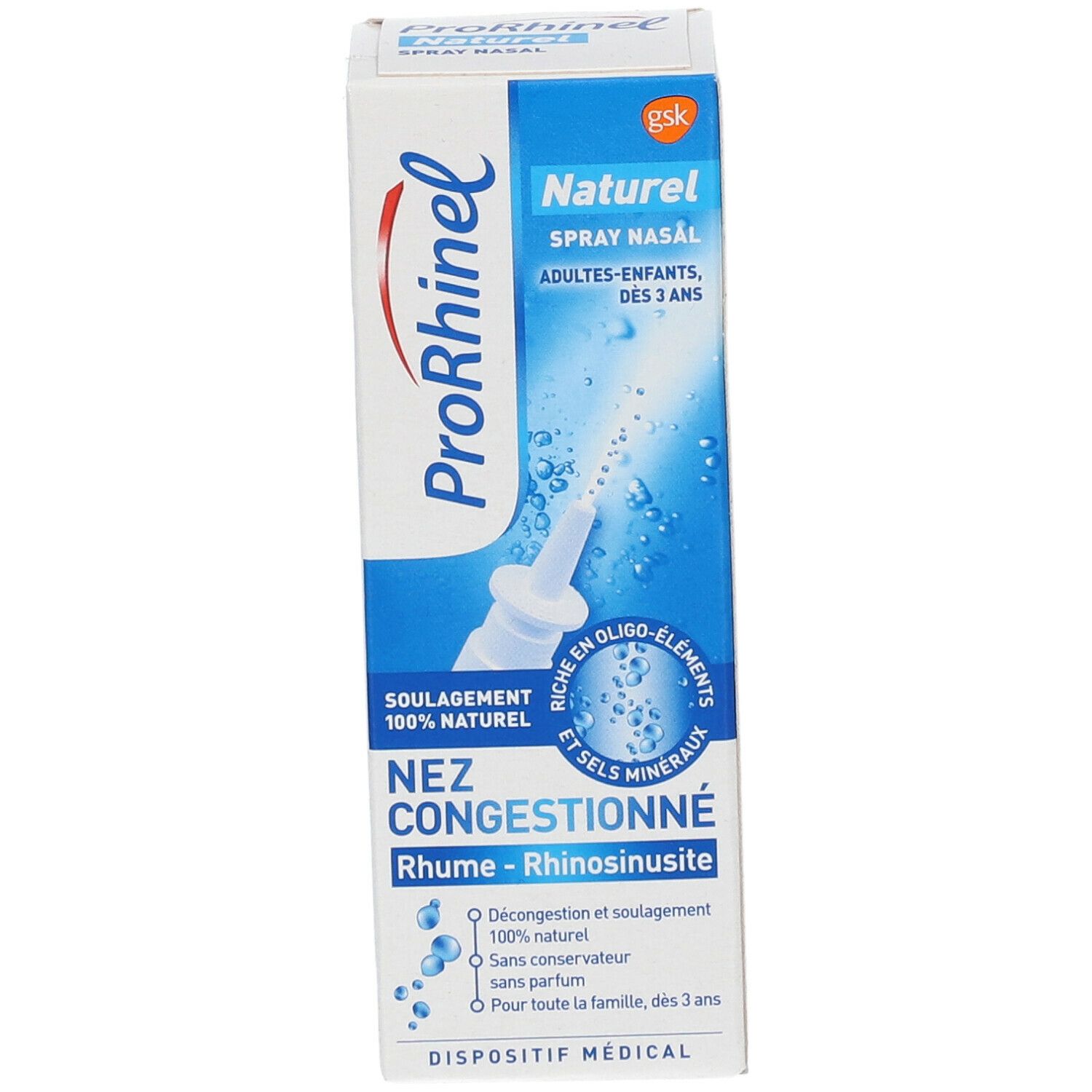 ProRhinel Naturel Spray Nasal adultes-enfants