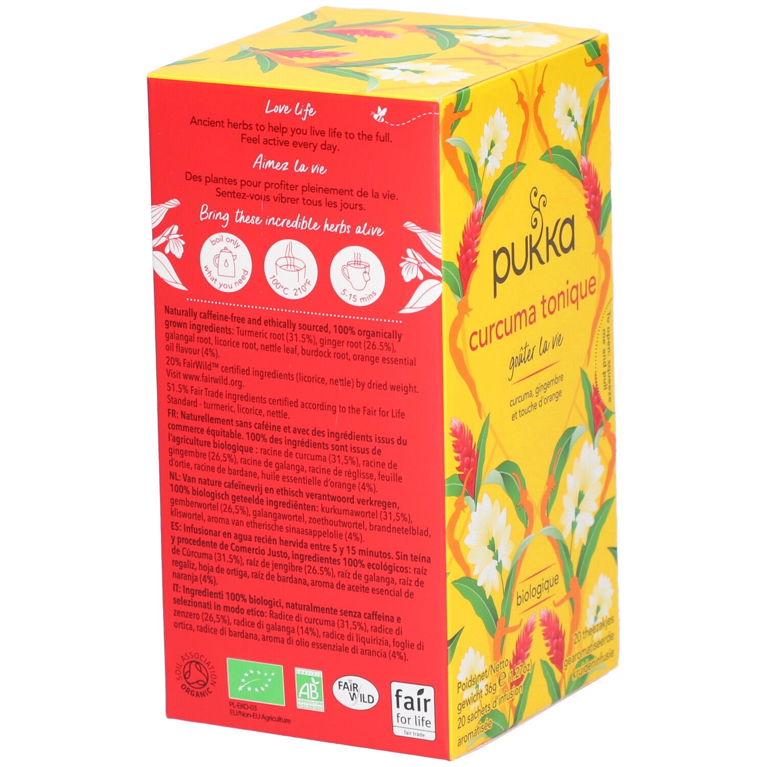 pukka Citronnelle et Gingembre