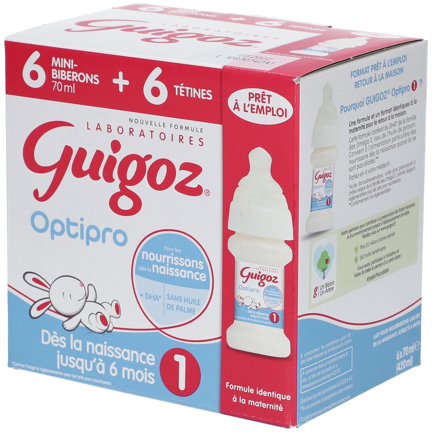 Guigoz Gest 1 lait bébé poudre 1er Age 820g   - Shopping et  Courses en ligne, livrés à domicile ou au bureau, 7j/7 à la Réunion