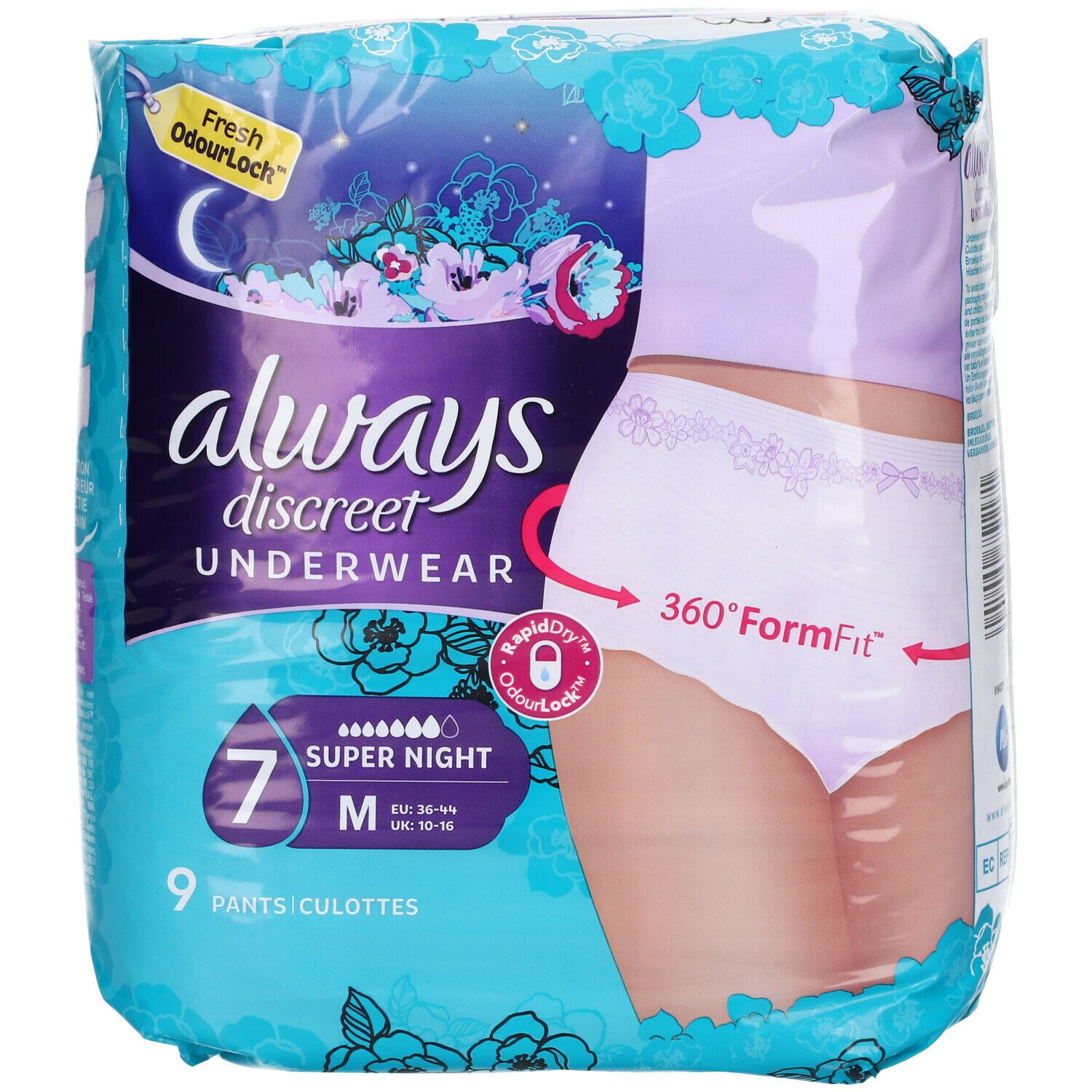Always discreet underwear Culottes Super Night Taille Medium - Redcare  Pharmacie