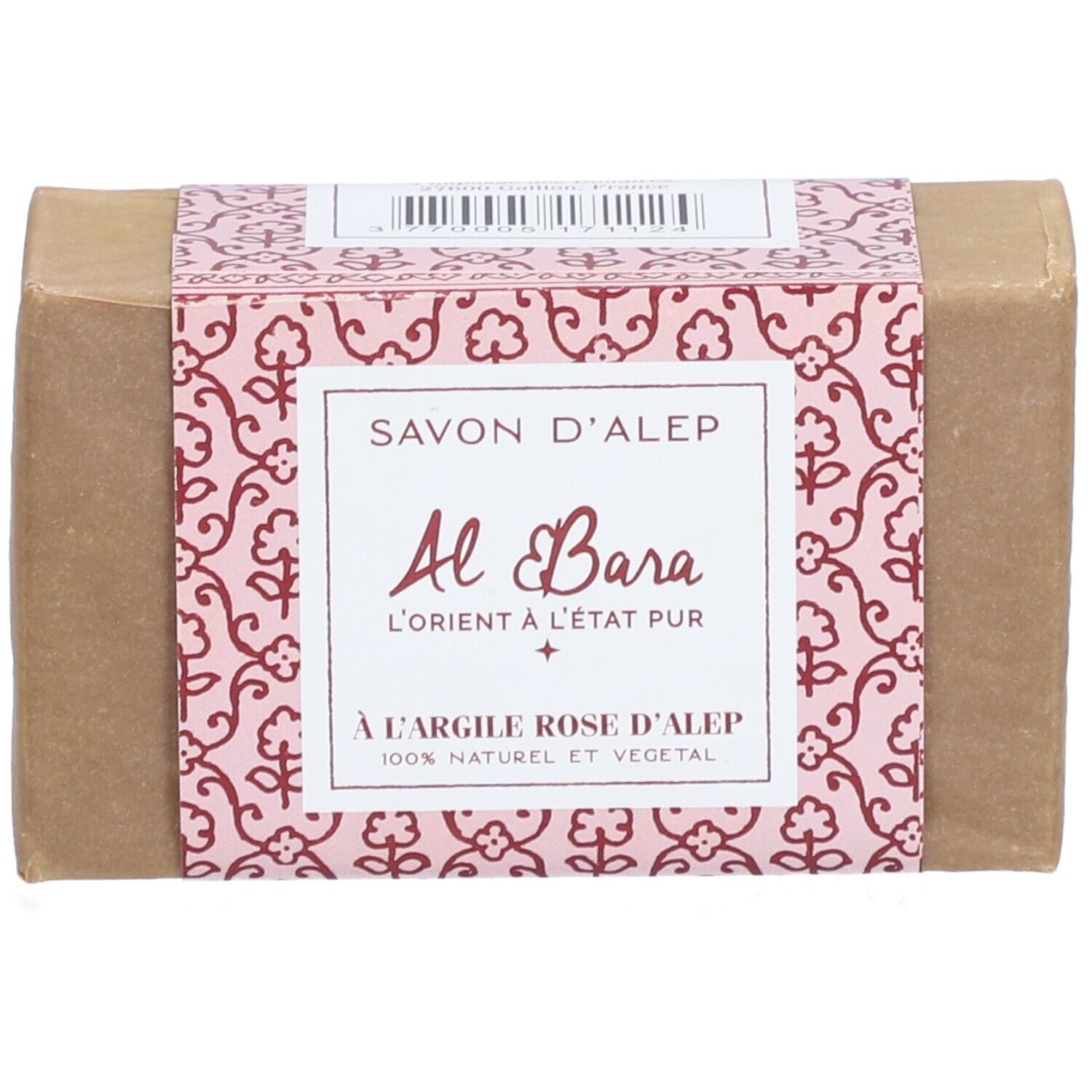 Savon d'Alep à l'argile rose 150 g