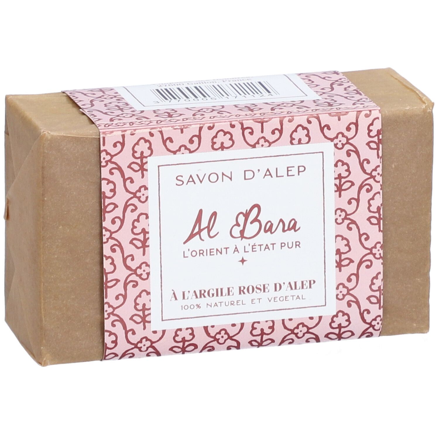 Savon d'Alep à l'argile rose 150 g