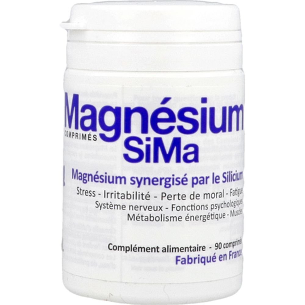 Magnésium SiMa, Comprimé, complément alimentaire à base de magnésium synergisé par le sili