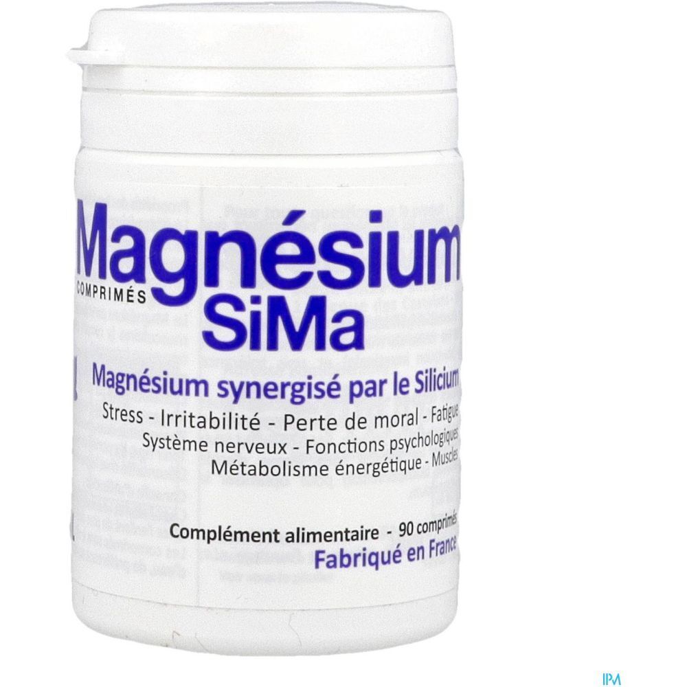 Magnésium SiMa, Comprimé, complément alimentaire à base de magnésium synergisé par le sili