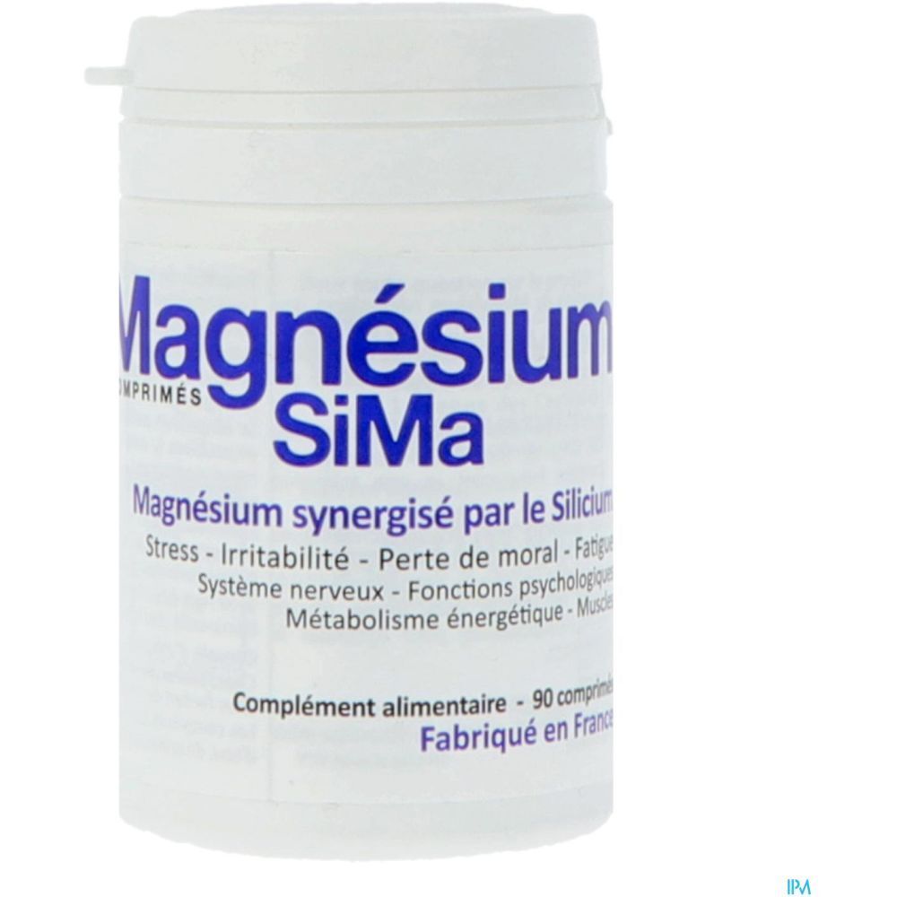 Magnésium SiMa, Comprimé, complément alimentaire à base de magnésium synergisé par le sili