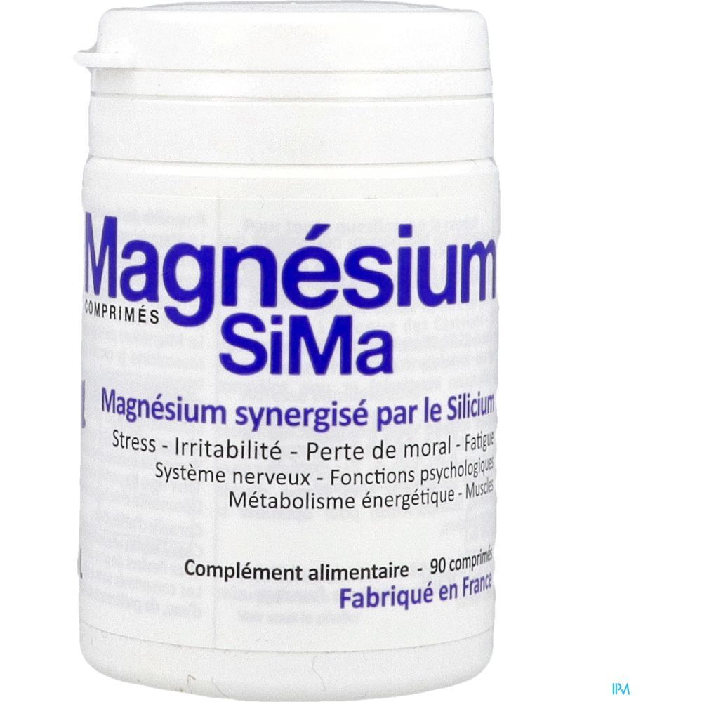 Magnésium SiMa, Comprimé, complément alimentaire à base de magnésium synergisé par le sili