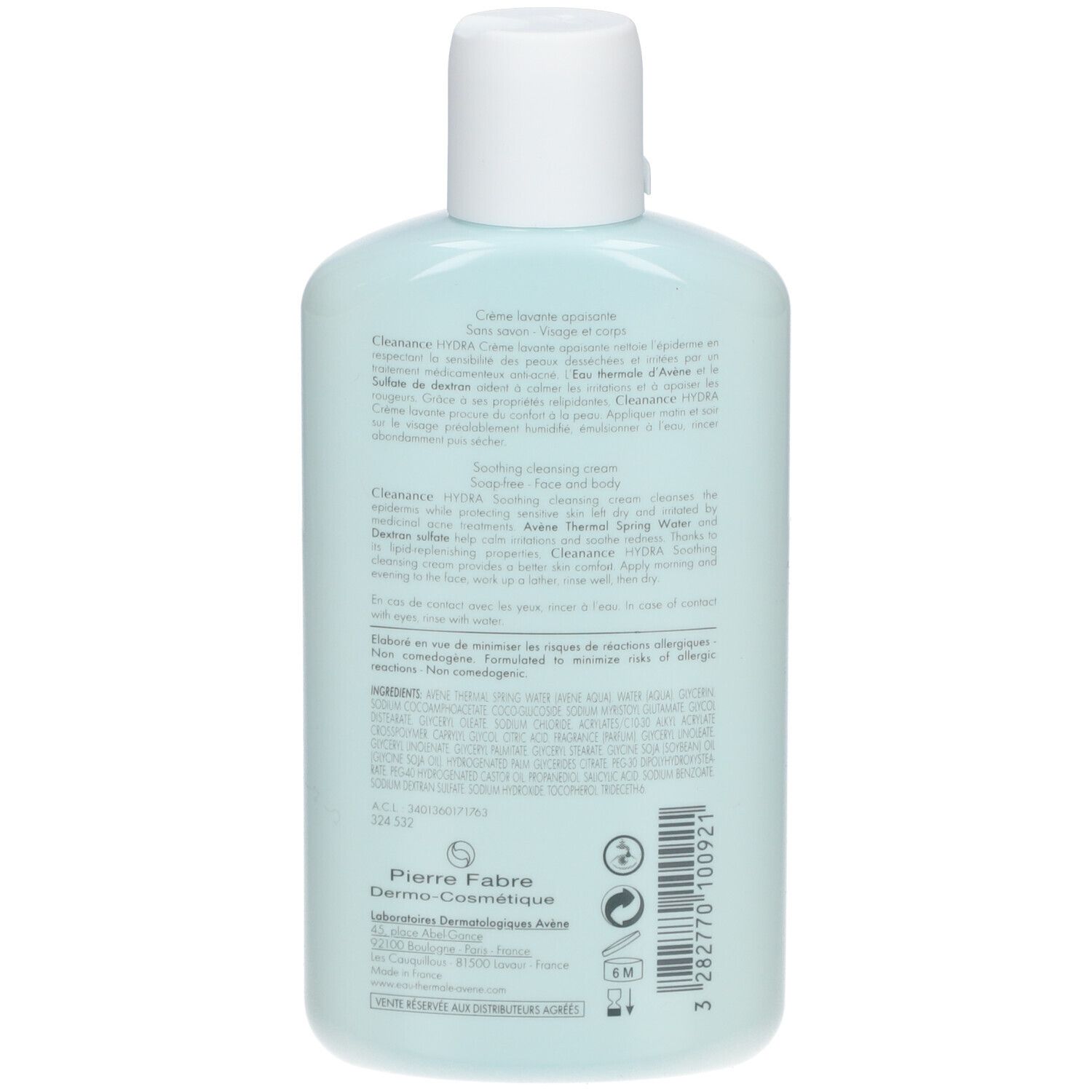 Avène Cleanance HYDRA Crème lavante apaisante