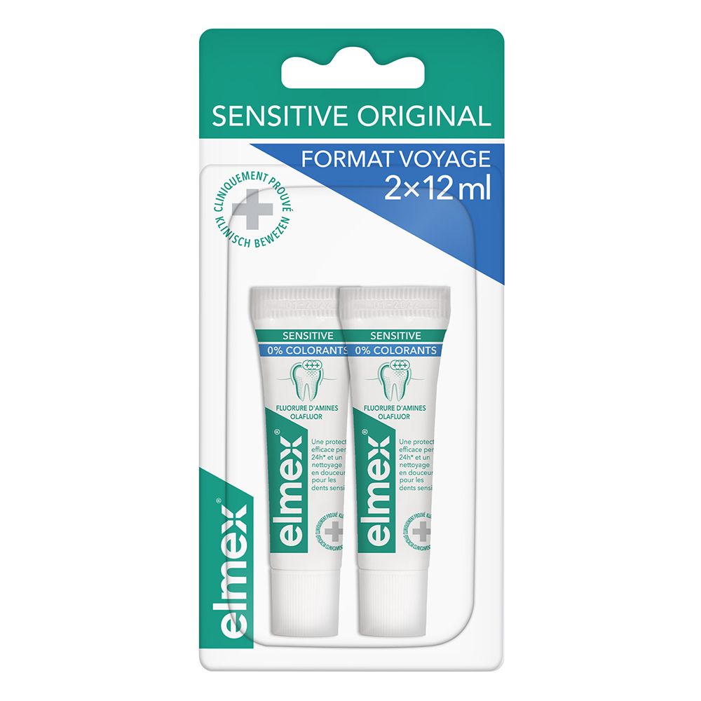 elmex® Sensitive Dentifrice tubes de voyage 1 pc(s) - Redcare Pharmacie