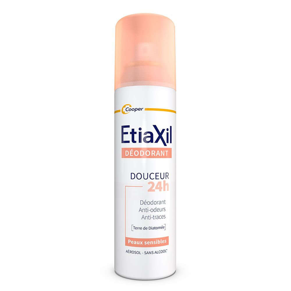 EtiaXil Déodorant Douceur 48 h Spray Peaux Sensibles