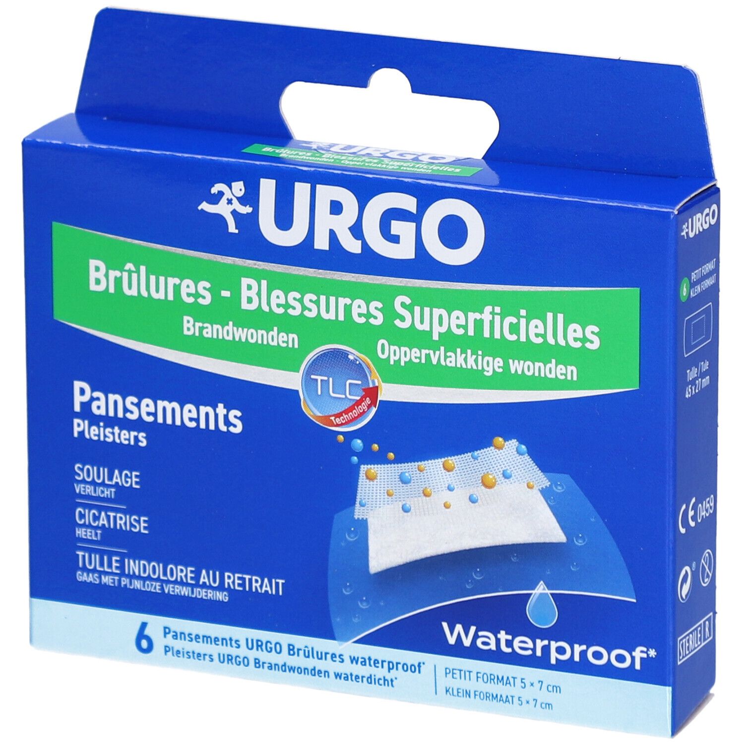 URGO Brûlures - Blessures Superficielles Pansements Waterproof
