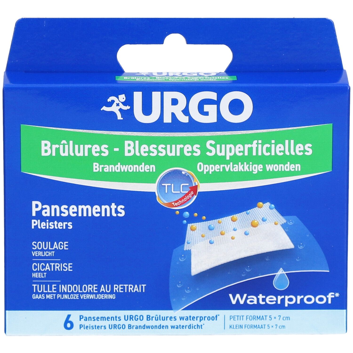 URGO Brûlures - Blessures Superficielles Pansements Waterproof