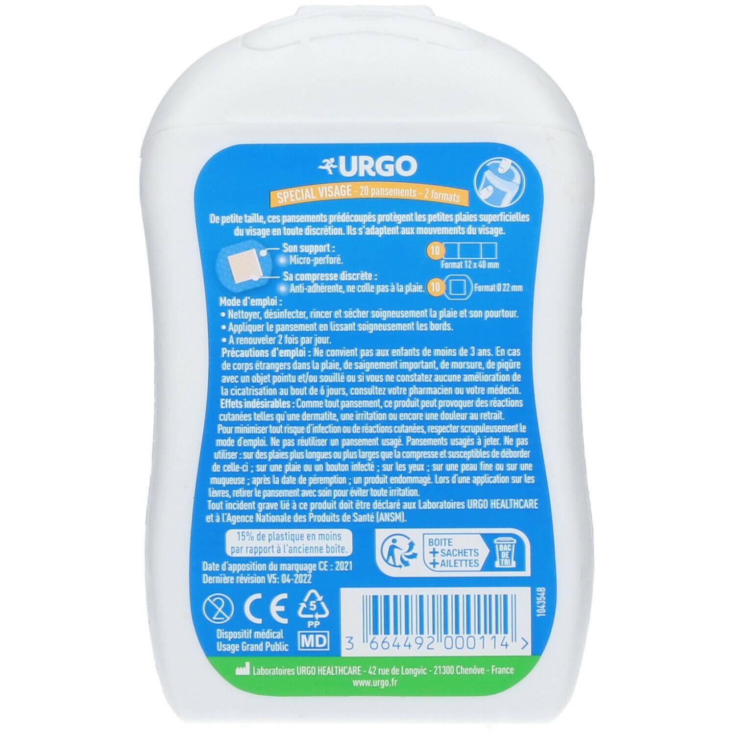 URGO Pansement Spécial Visage