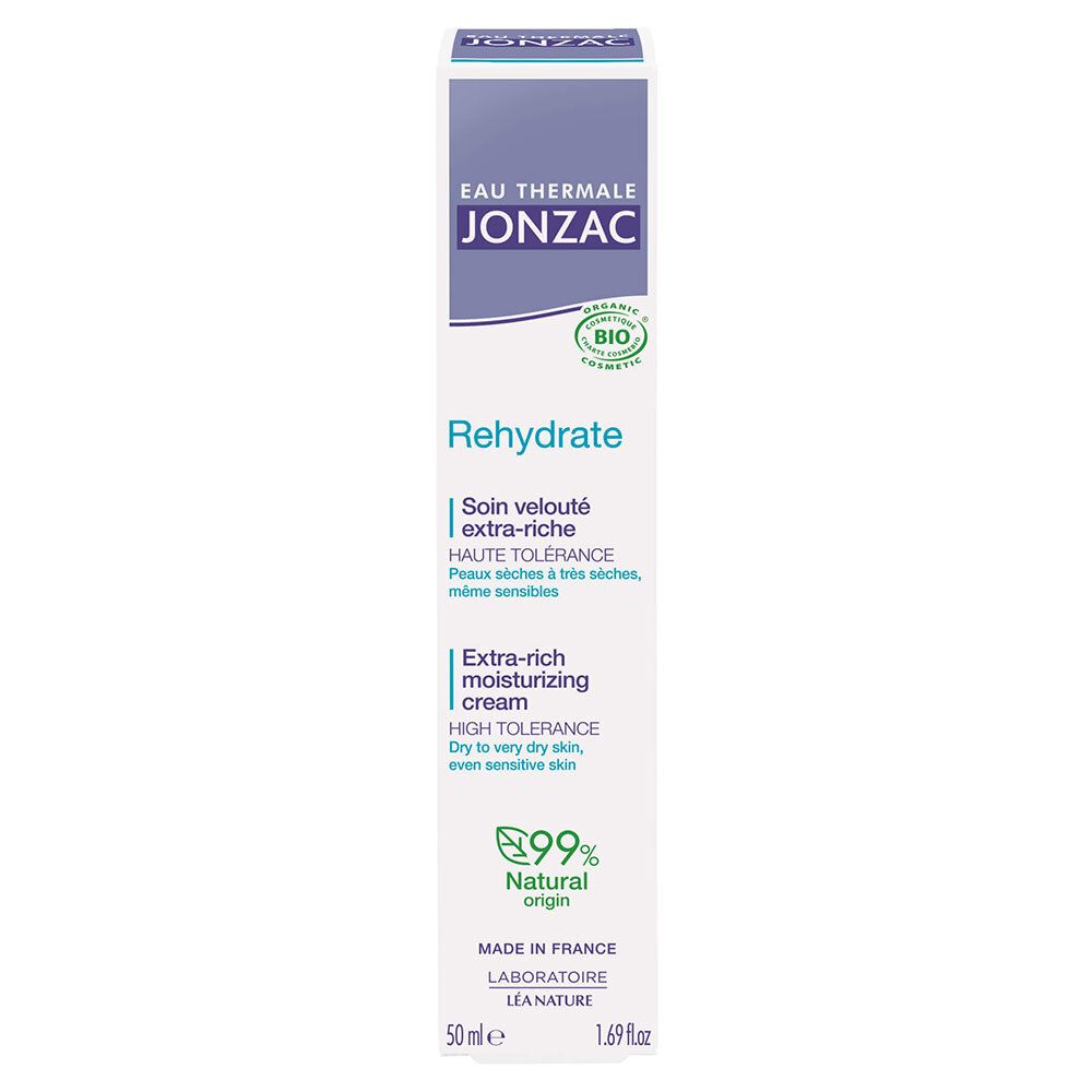 Jonzac Eau Thermale REhydrate Crème Hydratante Riche Bio Visage