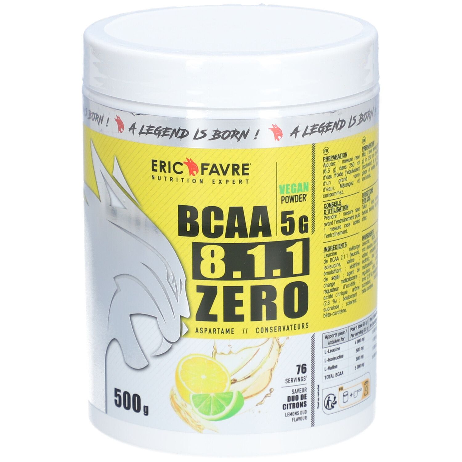 Eric Favre BCAA 811 VEG Citron