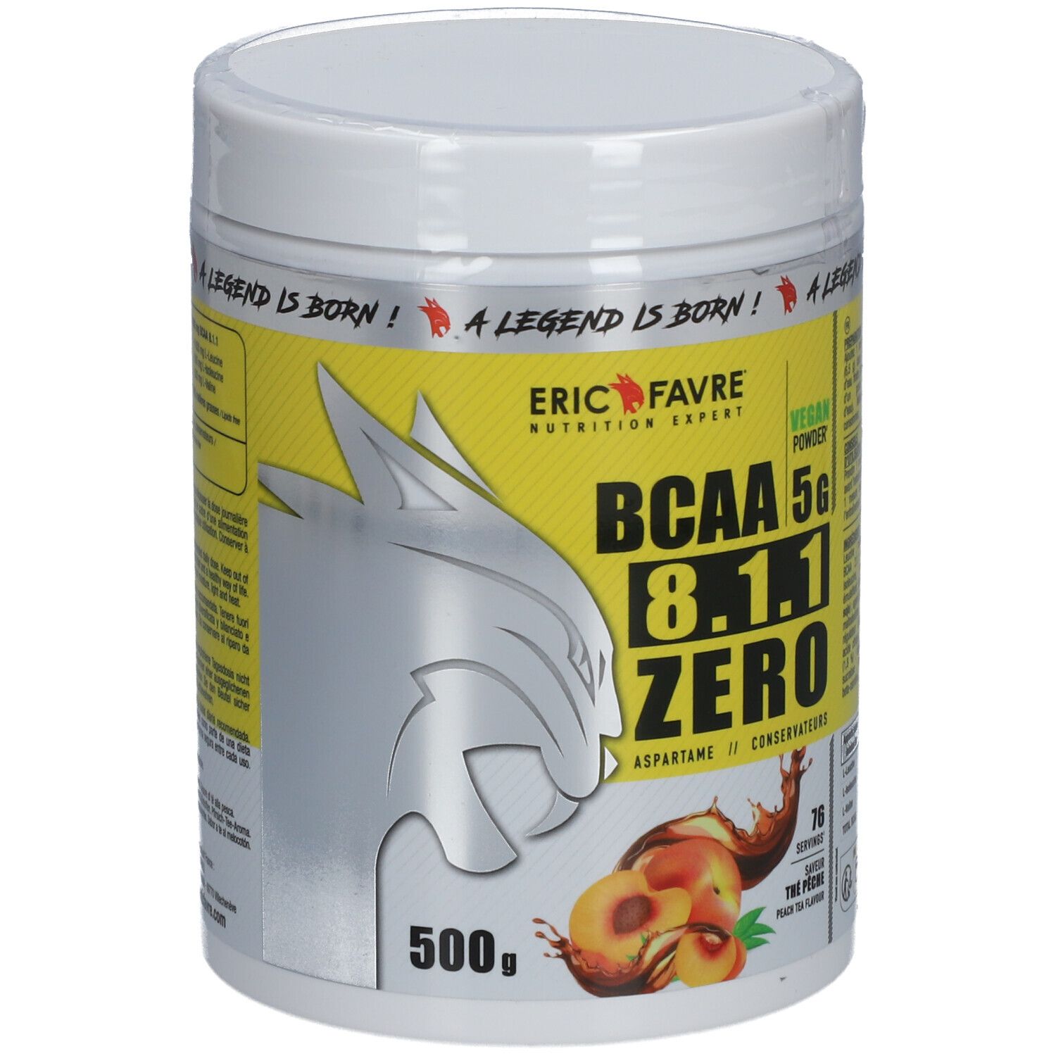 Eric Favre BCAA 811 VEG Thé Pêche