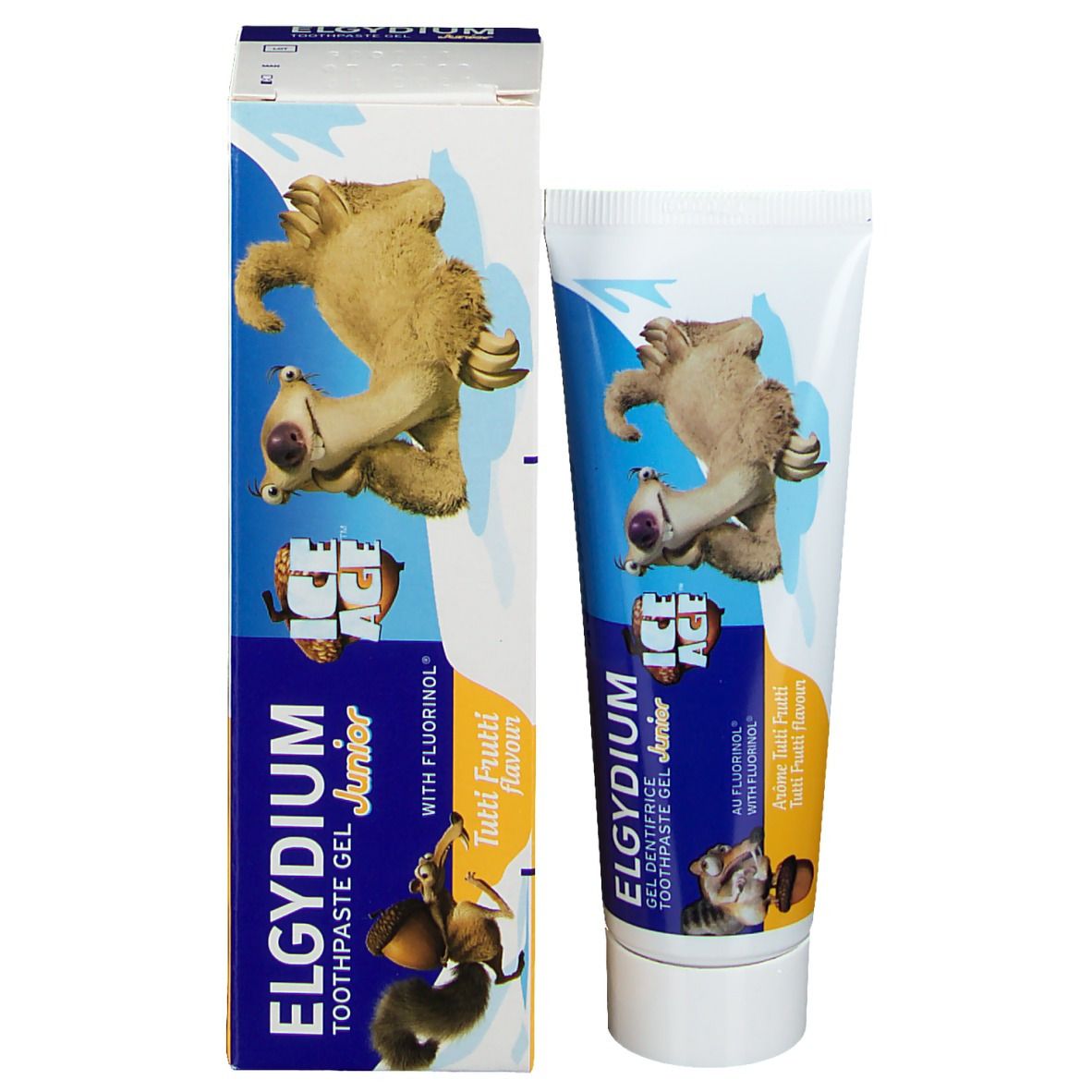ELGYDIUM JUNIOR L'Âge de Glace Dentifrice Tutti Frutti