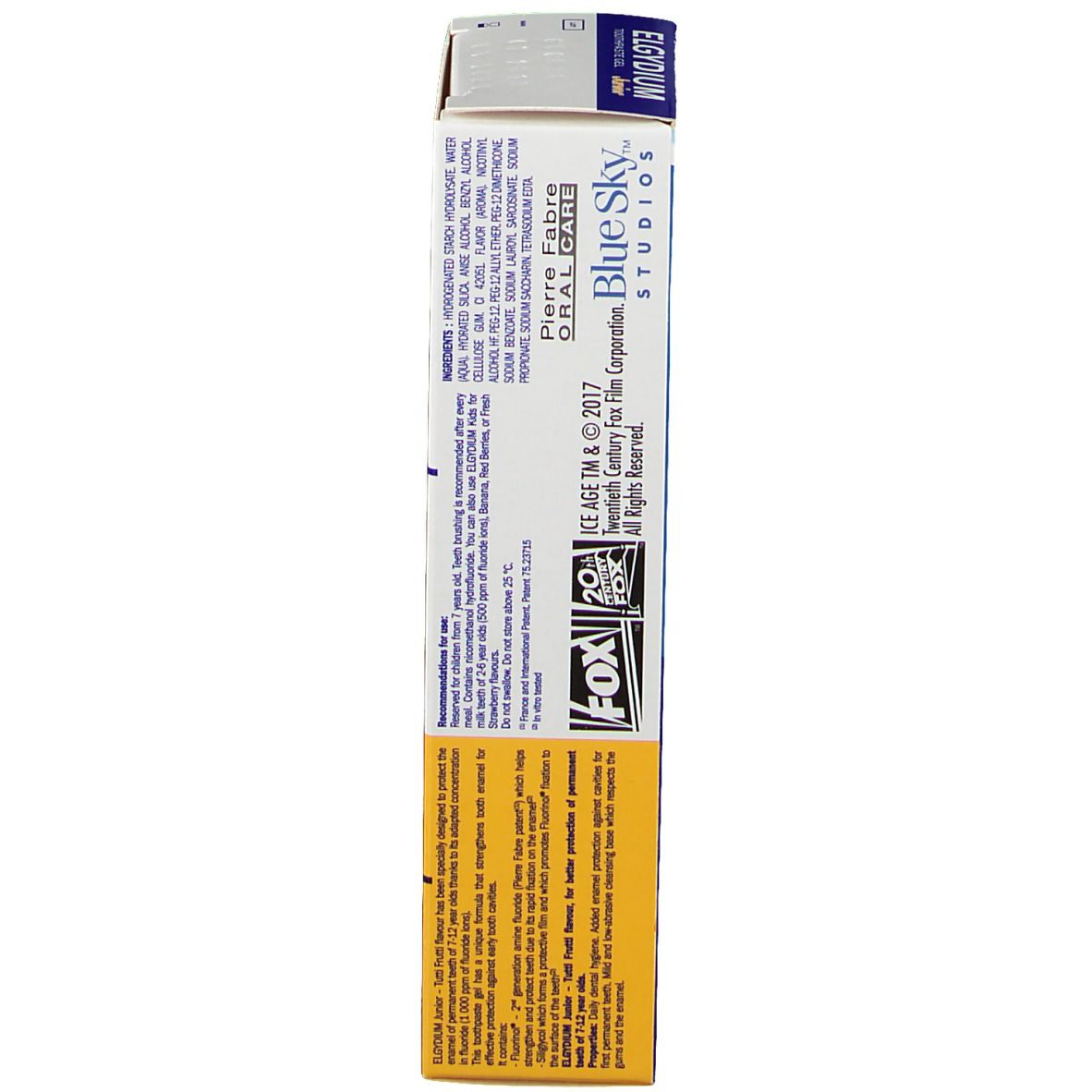 ELGYDIUM JUNIOR L'Âge de Glace Dentifrice Tutti Frutti