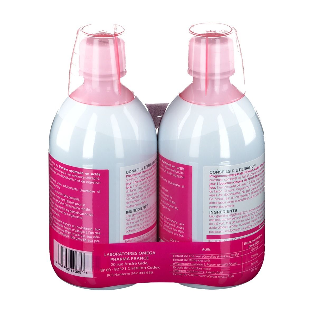 XLS Mon Draineur Express Framboise